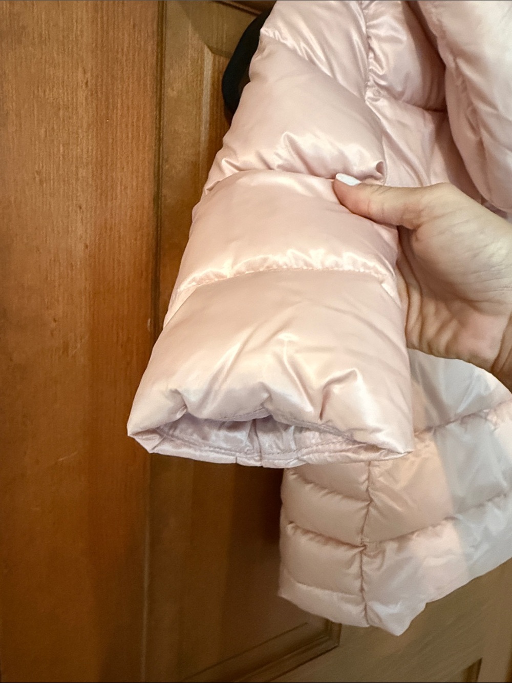 GAP Pink Toddler Jacket with Faux Fur Hood - Picture 4 of 5